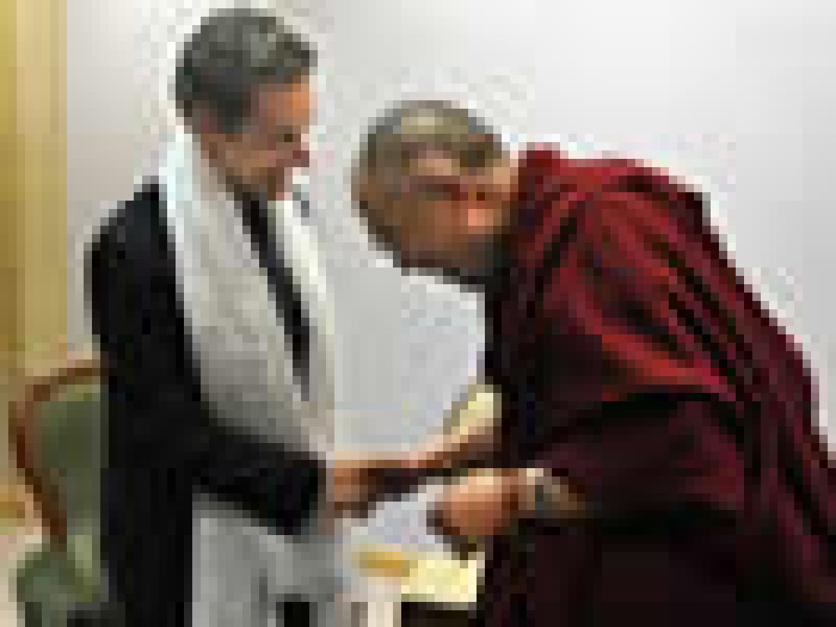 Dalaj Lama Nikola Sarkozi