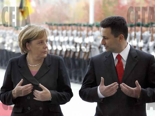 Angela Merkel Nikola Gruevski