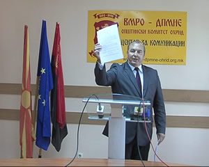 VMRO-DPMNE pres