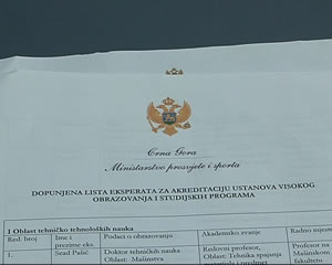 dokument Crna Gora 
