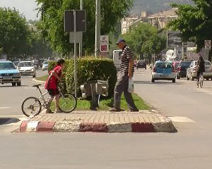 velosipedski pateki na site ulici